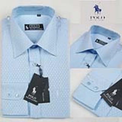 Ralph Lauren long sleeve dress shirt - light blue strip No. 787